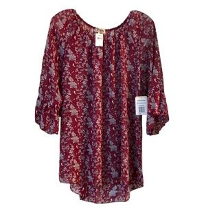 NWT! Cowgirl Hardware women’s size Large. Bell ruffle sleeves.